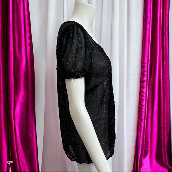 [L] REITMANS Black blouse - Picture 3 of 7